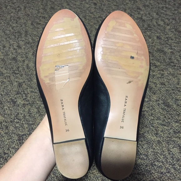 ZARA Trf Black Flats ❤️❤️❤️ - Picture 3 of 3